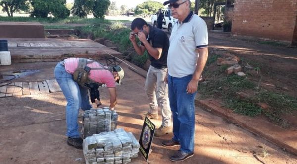 Abortan entrega de 37 kilos de marihuana en Canindeyú