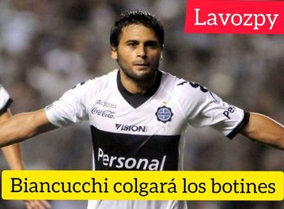 Biancucchi cuelga los botines