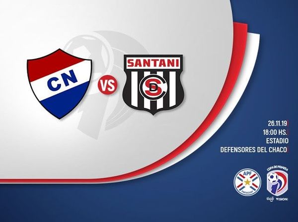 Santaní necesitado de ganar enfrenta a Nacional