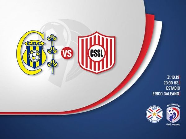 Deportivo Capiatá y Sportivo San Lorenzo se enfrentan esta noche en el estadio Erico Galeano