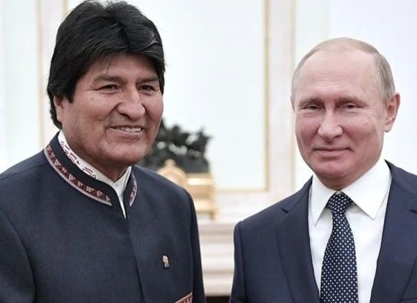 Evo Morales admite deseos que Rusia tenga mayor presencia en América