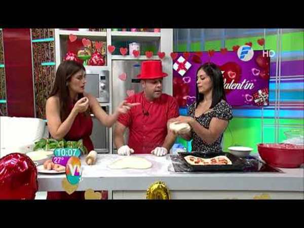 Pizza y galletitas San Valentin en Vive la Vida XL