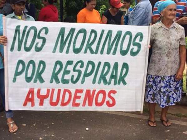 Pobladores rechazan fabrica brasileña Archer en Nueva Colombia. | Info Caacupe