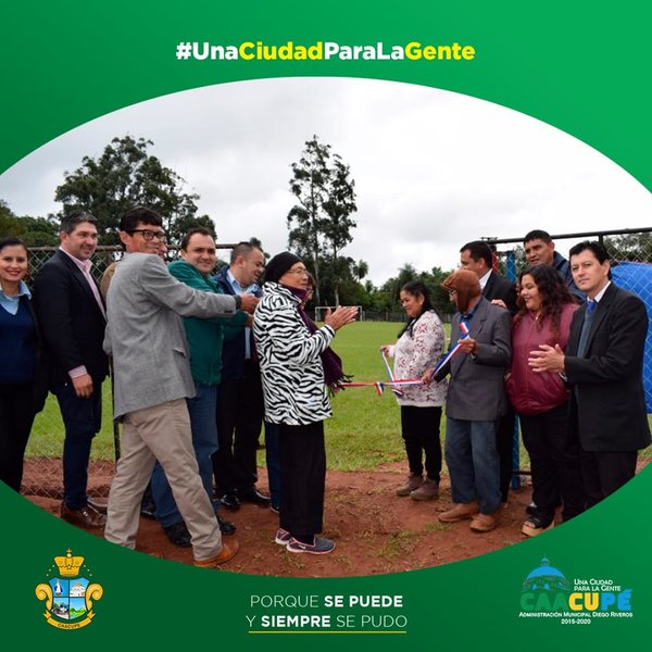 La Municipalidad de Caacupé inaugura mejoras del Club 24 de Mayo el día de su aniversario | Info Caacupe