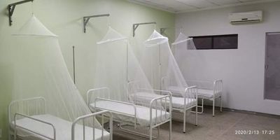 Salas de contingencia diurna para atención a pacientes con dengue  en barrio Obrero