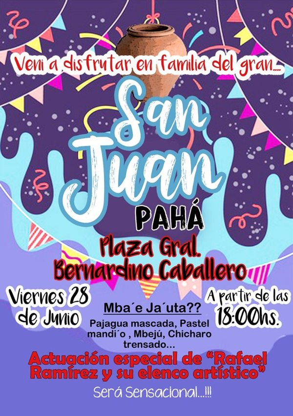 Gran Fiesta de San Juan Paha en San Bernardino | Info Caacupe