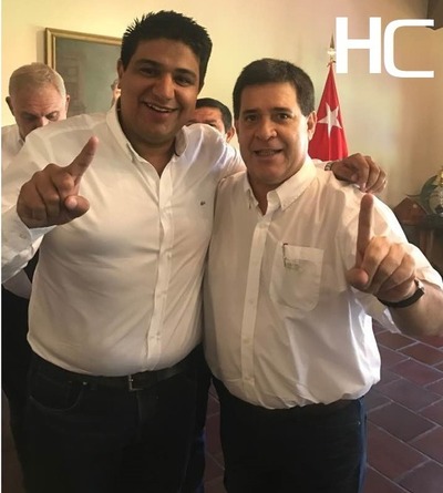 Hugo Meza (ANR) y su polémico padrinazgo. | Info Caacupe