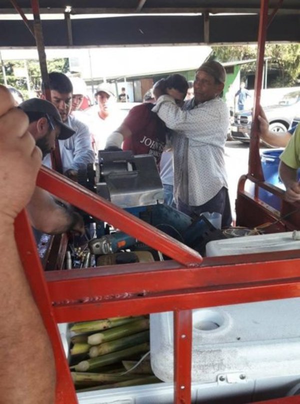 Máquina de hacer mosto “tragó” la mano de un adolescente | Info Caacupe