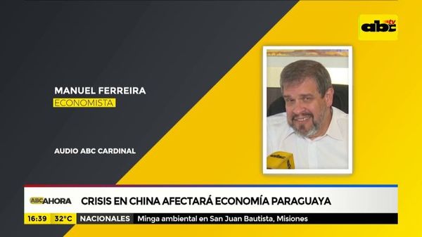Crisis en china afectará la economía paraguaya, afirma exministro de hacienda - ABC Noticias - ABC Color
