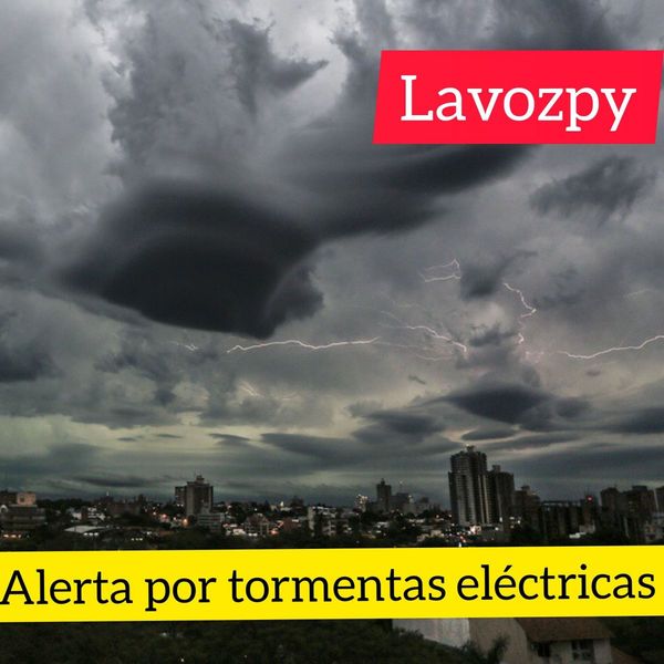 Anuncian tormentas eléctricas con vientos fuertes