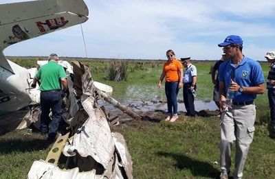 DINAC confirma que accidente aéreo fue por causa de un error del piloto