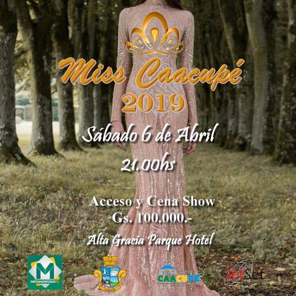 Municipalidad de Caacupé y JetSet Models lanzan fecha para Miss Caacupé 2019 | Info Caacupe