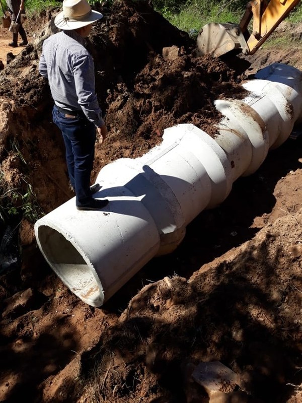 Importantes obras de alcantarillado en San Bernardino | Info Caacupe