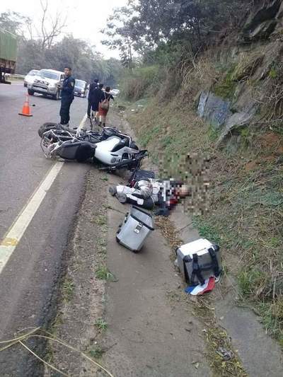 Accidente con derivación fatal en el cerro de Caacupé | Info Caacupe