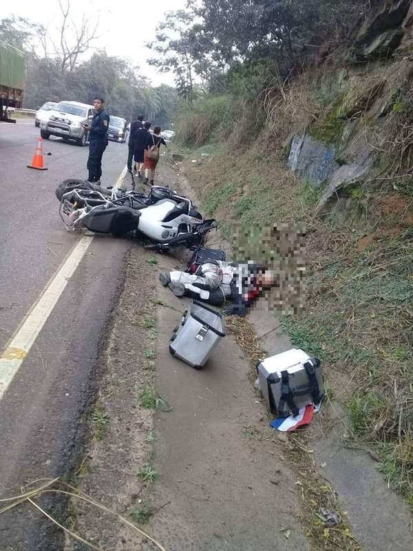 Accidente con derivación fatal en el cerro de Caacupé | Info Caacupe