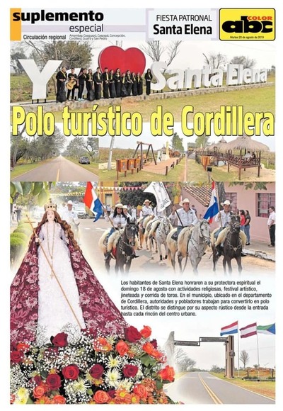 Ciudad de Santa Elena es reconocida como ‘Polo Turístico’ de Cordillera | Info Caacupe