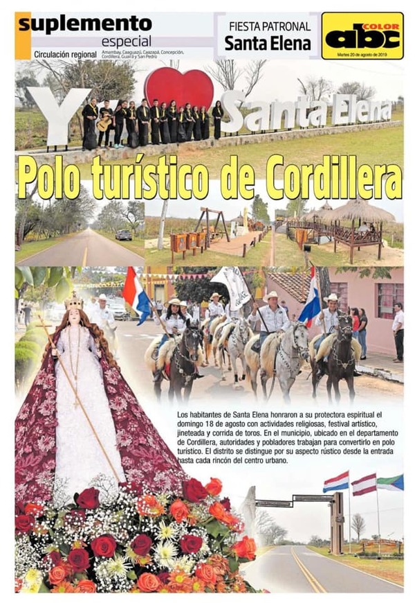 Ciudad de Santa Elena es reconocida como ‘Polo Turístico’ de Cordillera | Info Caacupe