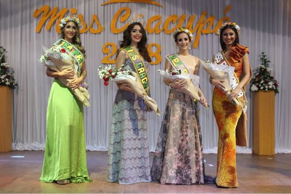 Sol Lucia Cousiño Correa, es la flamante Miss Caacupe 2018. | Info Caacupe