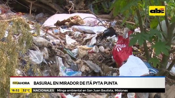 Basural en mirador de Itapytãpunta - ABC Noticias - ABC Color