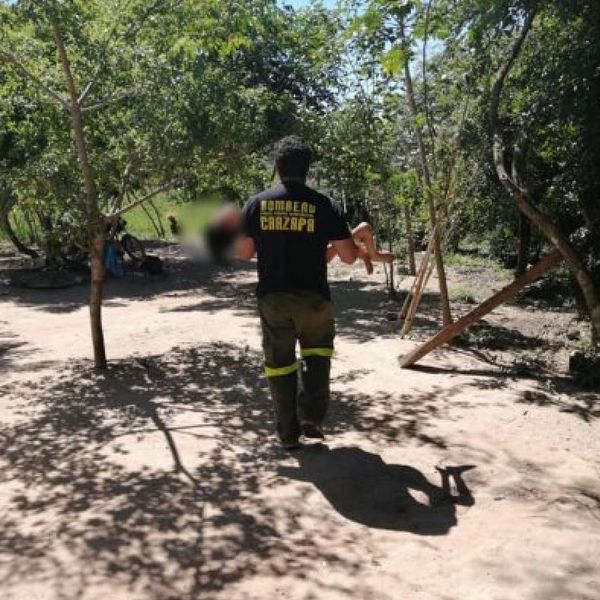 Bomberos rescatan a niño de 13 años con desnutrición severa en Caazapá