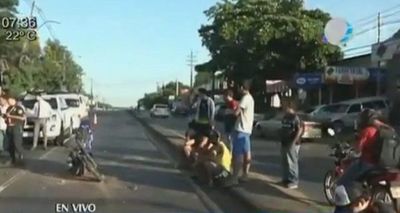 Atropelló a motociclista, lo mató y huyó