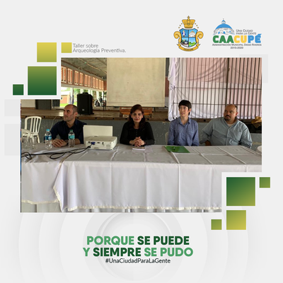 Se realizó el Taller sobre Arqueología Preventiva en la Municipalidad de Isla Pucú | Info Caacupe