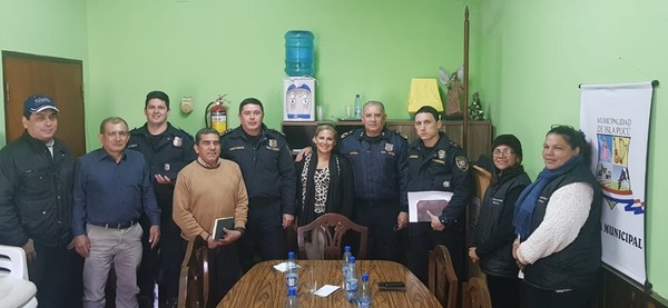 Municipalidad de Isla Pucú recibió a entidad de Orden y Seguridad de Cordillera | Info Caacupe