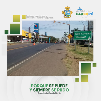 Nuevos puntos de cobertura de la Dirección de Tránsito y Seguridad en nuestra ciudad | Info Caacupe