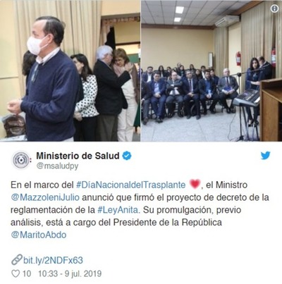 Solo falta firma de Mario Abdo para reglamentar la Ley Anita | Info Caacupe