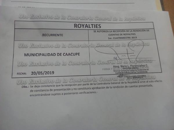 Municipalidad de Caacupé presenta Rendición de Cuentas en Tiempo y Forma | Info Caacupe