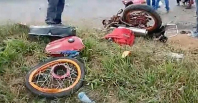 Motociclistas omano en accidentes ruteros