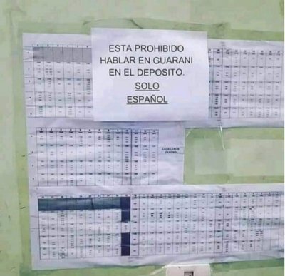 El guaraní es prohibido en un negocio de árabe | Info Caacupe