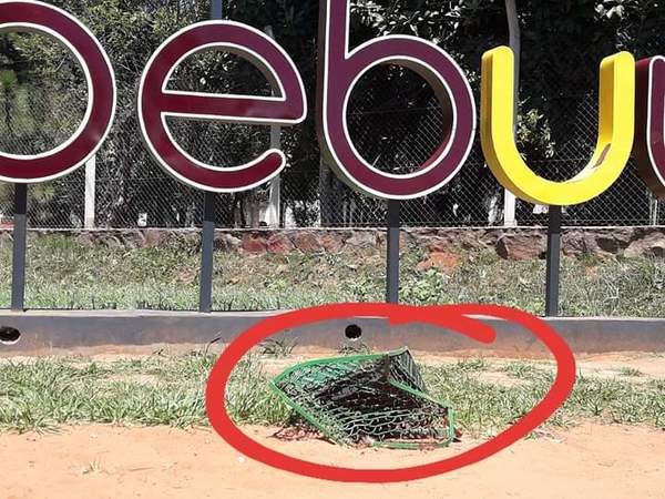 En Piribebuy atropellan cubres reflectores | Info Caacupe