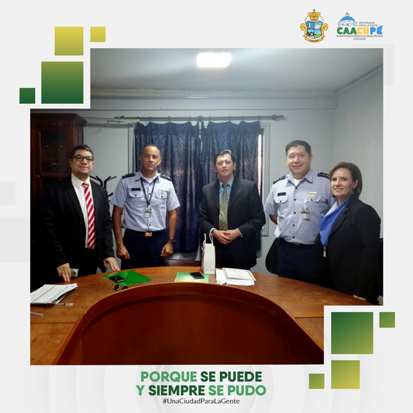 Municipalidad recibe a alumnos del Curso de Política y Estrategia Aéreo Espacial (CEPEA) | Info Caacupe