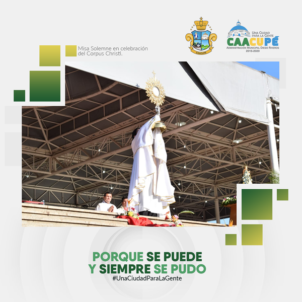Mirá las imágenes de la Misa Solemne celebrando el “CORPUS CHRISTI” en la Basílica de Caacupé | Info Caacupe