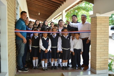 Inauguran Obras en la Escuela Ramón Indalecio Cardozo de San Bernardino | Info Caacupe