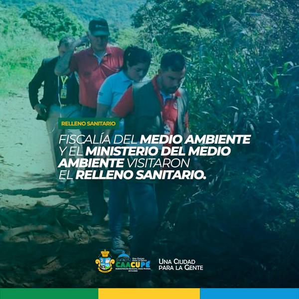 Se fiscaliza el Relleno Sanitario | Info Caacupe