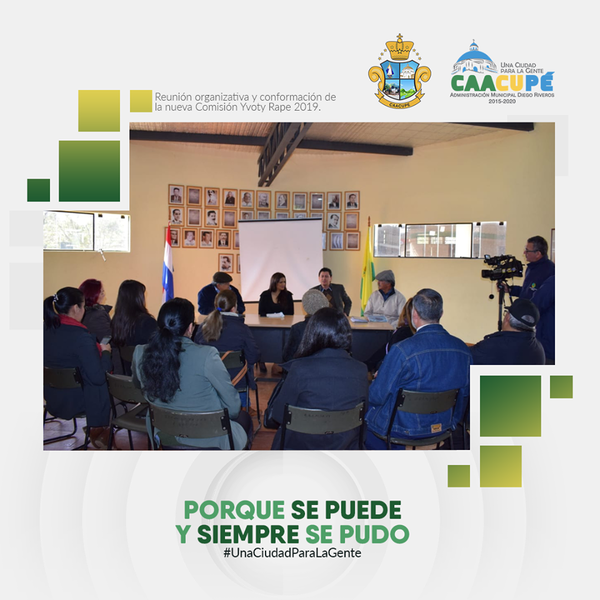 Formaron nueva comisión para Yvoty Rape 2019 | Info Caacupe