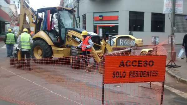 Rehabilitarán calles intervenidas por alcantarillado sanitario en Asunción | .::Agencia IP::.