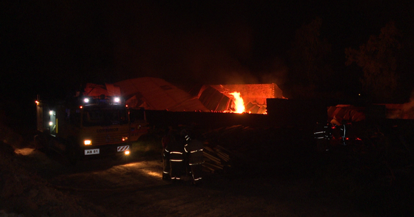 Incendio consumió depósito de maderas en Ypacaraí