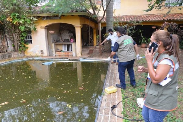 95% de las viviendas inspeccionadas a nivel país contaba con criaderos