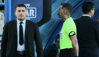 HOY / Juez paraguayo en un partido de la Sudamericana