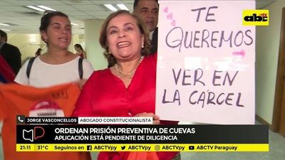 Ordenan prisión preventiva de Cuevas - Mesa de Periodistas - ABC Color