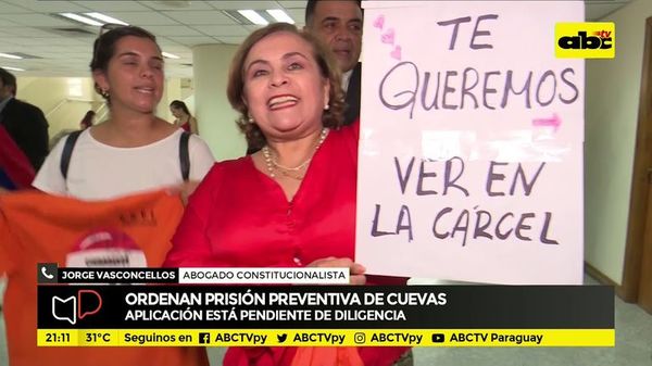 Ordenan prisión preventiva de Cuevas - Mesa de Periodistas - ABC Color