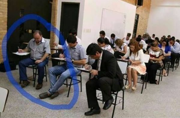 “Carnaval “de copiatines en examen para jueces y fiscales