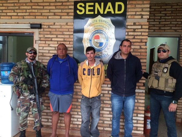 Senad captura a tres brasileños en Pedro Juan Caballero
