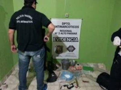 Desmantelan laboratorio de estupefacientes en CDE