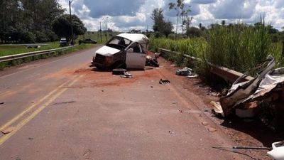 Tres heridos en accidente sobre la Ruta PY05
