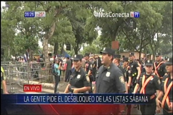 Fuerte operativo policial en inmediaciones del Congreso | Info Caacupe