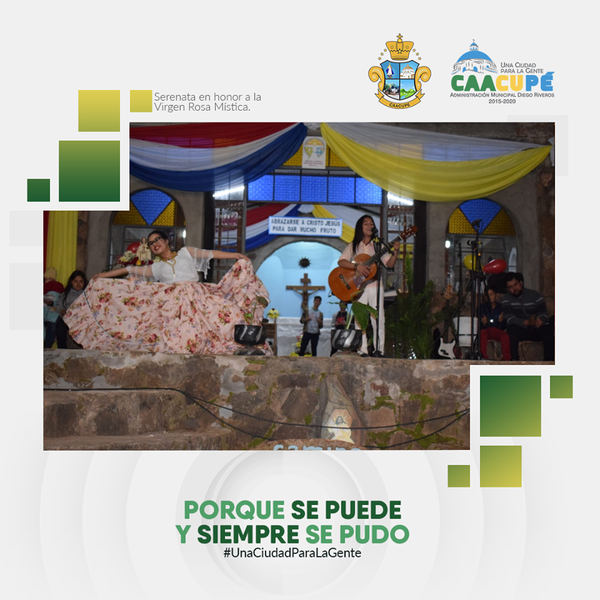Se realizó la serenata en honor a la Virgen Rosa Mística, en el Barrio Rosa Mística de nuestra ciudad. | Info Caacupe